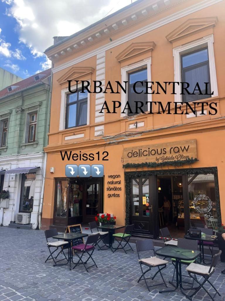 Urban Central Apartments Brasov Ngoại thất bức ảnh